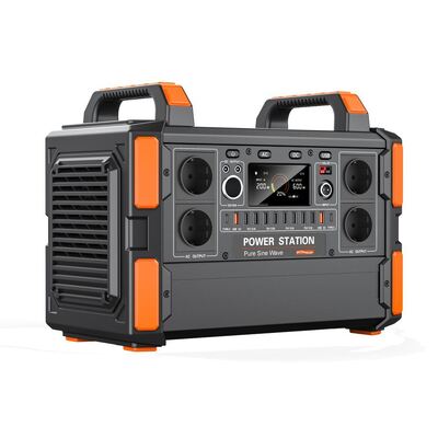 1200W Portable Power Station with 1008Wh LiFePO4 Battery and Pure Sine Wave Output for Solar Charging