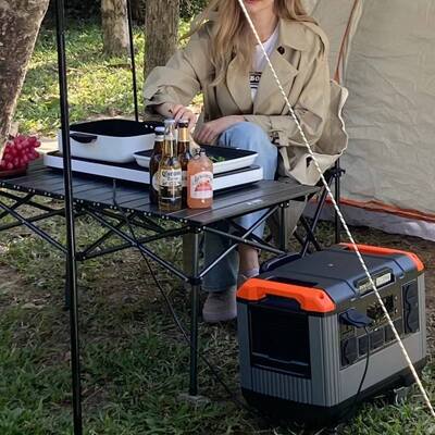 Portable LiFePO4 Power Station Jump Starter Solar Panel 15000mAh Large Capacity Outdoor Camping Pure Sine Wave Supports